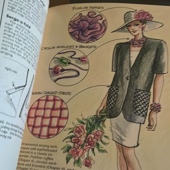 Know Your Serger Creative Machine Arts Series by Young Baker Paperback Book 1992 - Picture 4 of 5